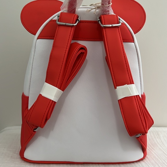 NWT Loungefly Disney Minnie Mouse Mushroom Floral Mini Backpack - Picture 8 of 8